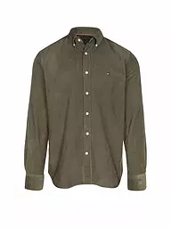 TOMMY HILFIGER | Cordhemd  | Olive
