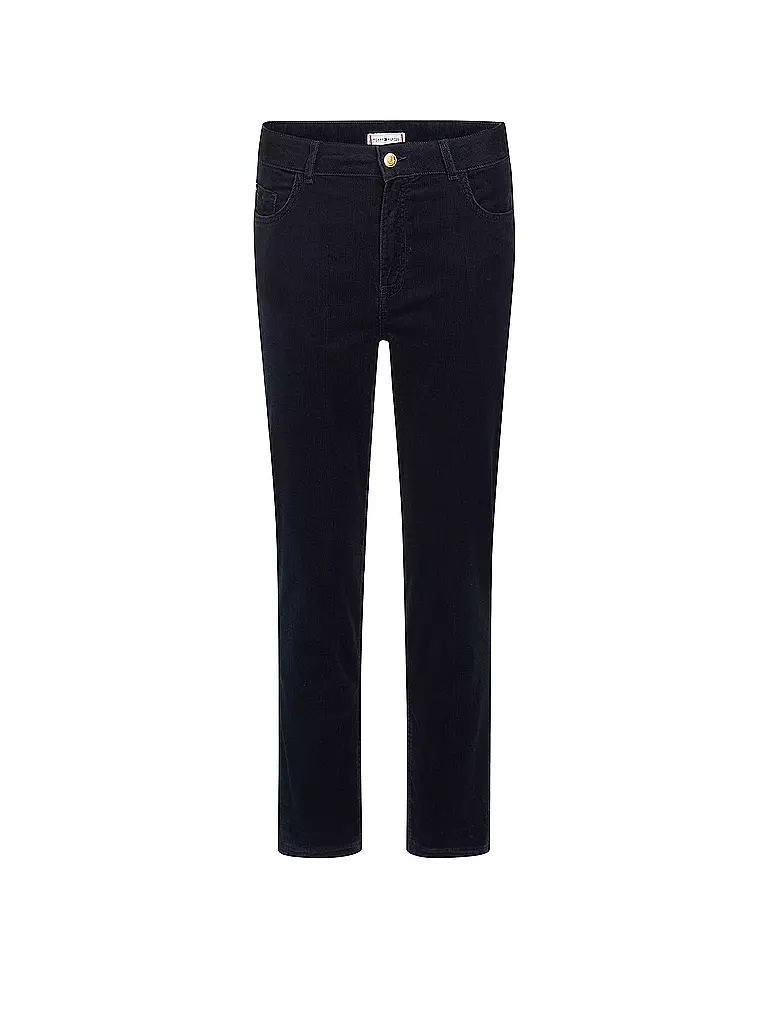 TOMMY HILFIGER | Cordhose Slim Fit | Bleu foncé
