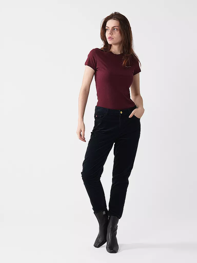 TOMMY HILFIGER | Cordhose Slim Fit | Bleu foncé