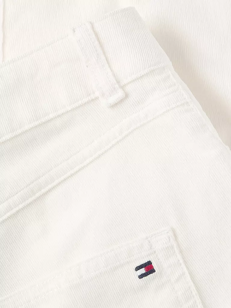 TOMMY HILFIGER | Cordhose Slim Fit | Blanc