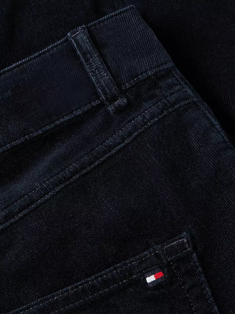 TOMMY HILFIGER | Cordhose Slim Fit | Bleu foncé
