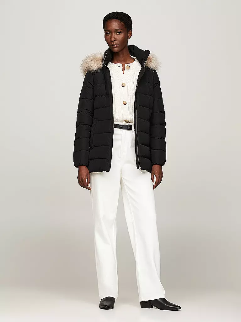 TOMMY HILFIGER | Daunenjacke TYRA | Noir