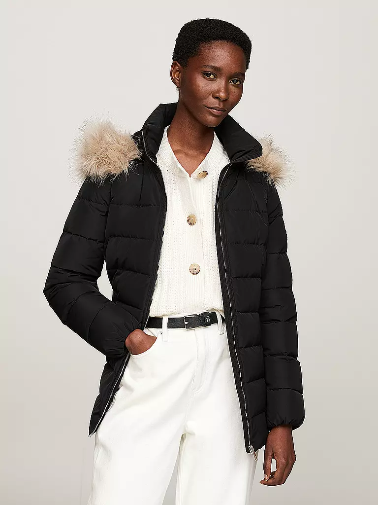 TOMMY HILFIGER | Daunenjacke TYRA | Noir