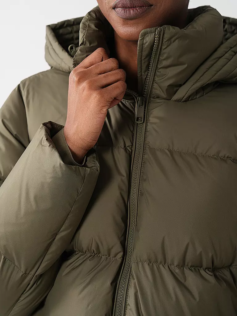 TOMMY HILFIGER | Daunensteppmantel | Olive