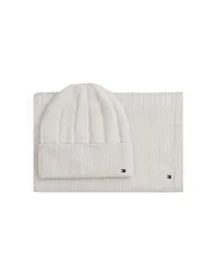 TOMMY HILFIGER | Set 2-teilig Mütze und Schal | Gris clair