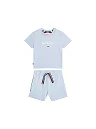 TOMMY HILFIGER | Ensemble bébé 2 pièces T-shirt et short | Bleu clair
