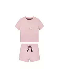 TOMMY HILFIGER | Ensemble bébé 2 pièces T-shirt et short | Rose