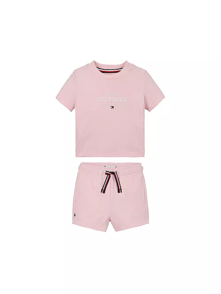 TOMMY HILFIGER | Ensemble bébé 2 pièces T-shirt et short | rosa