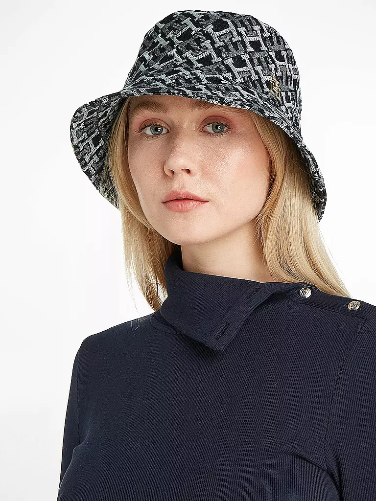 TOMMY HILFIGER | Fischerhut - Bucket Hat | Bleu foncé
