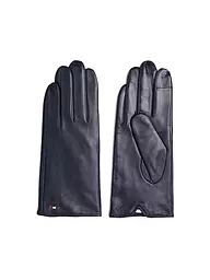 TOMMY HILFIGER | Lederhandschuhe | Bleu foncé