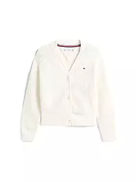 TOMMY HILFIGER | Gilet en chenille pour fille | Crème