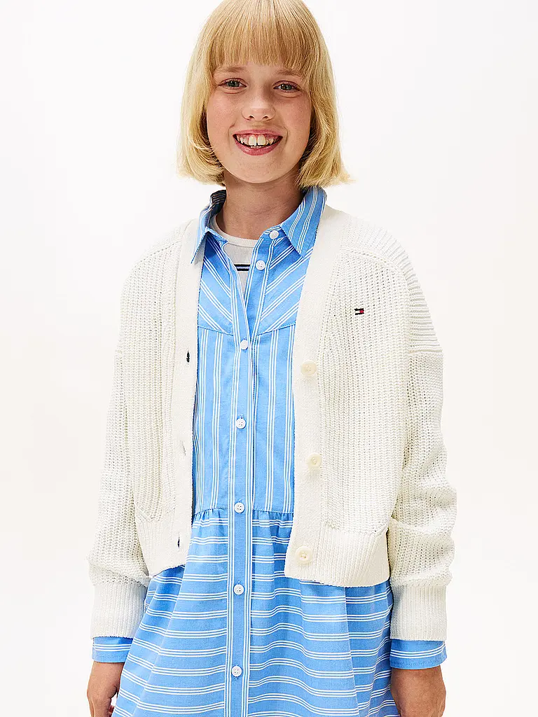 TOMMY HILFIGER | Gilet en chenille pour fille | 
