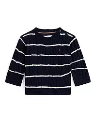 TOMMY HILFIGER | Gilet en tricot pour bébé | Bleu foncé