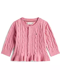 TOMMY HILFIGER | Gilet en tricot pour bébé | Rose vif