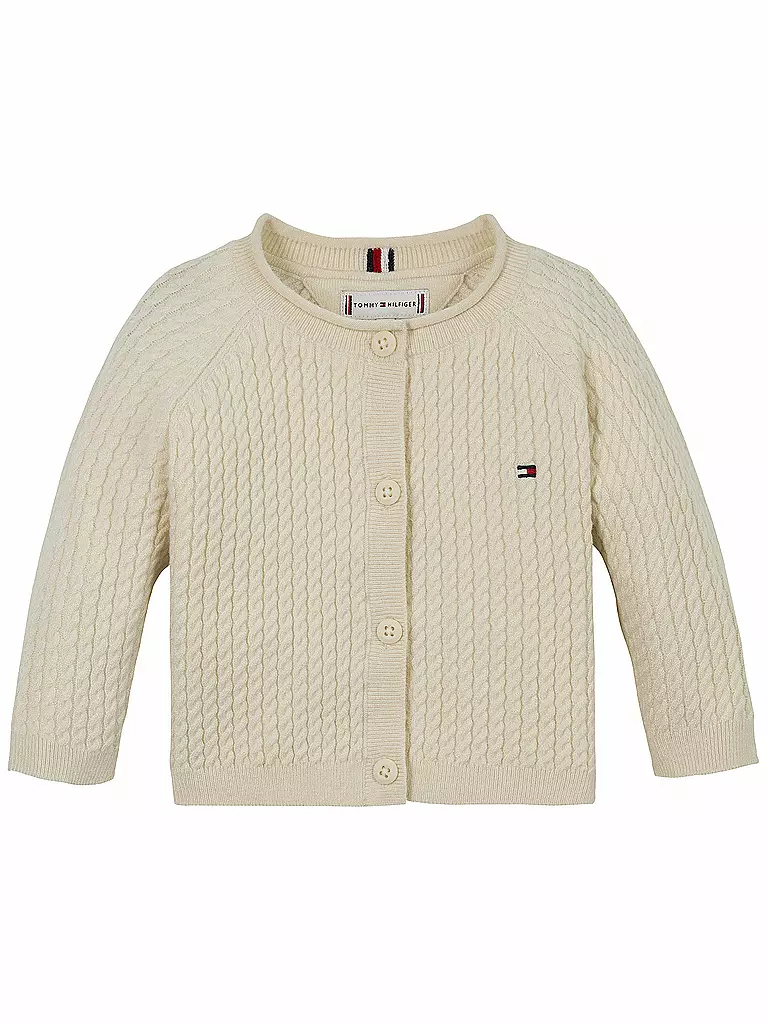 TOMMY HILFIGER | Gilet en tricot pour bébé | beige