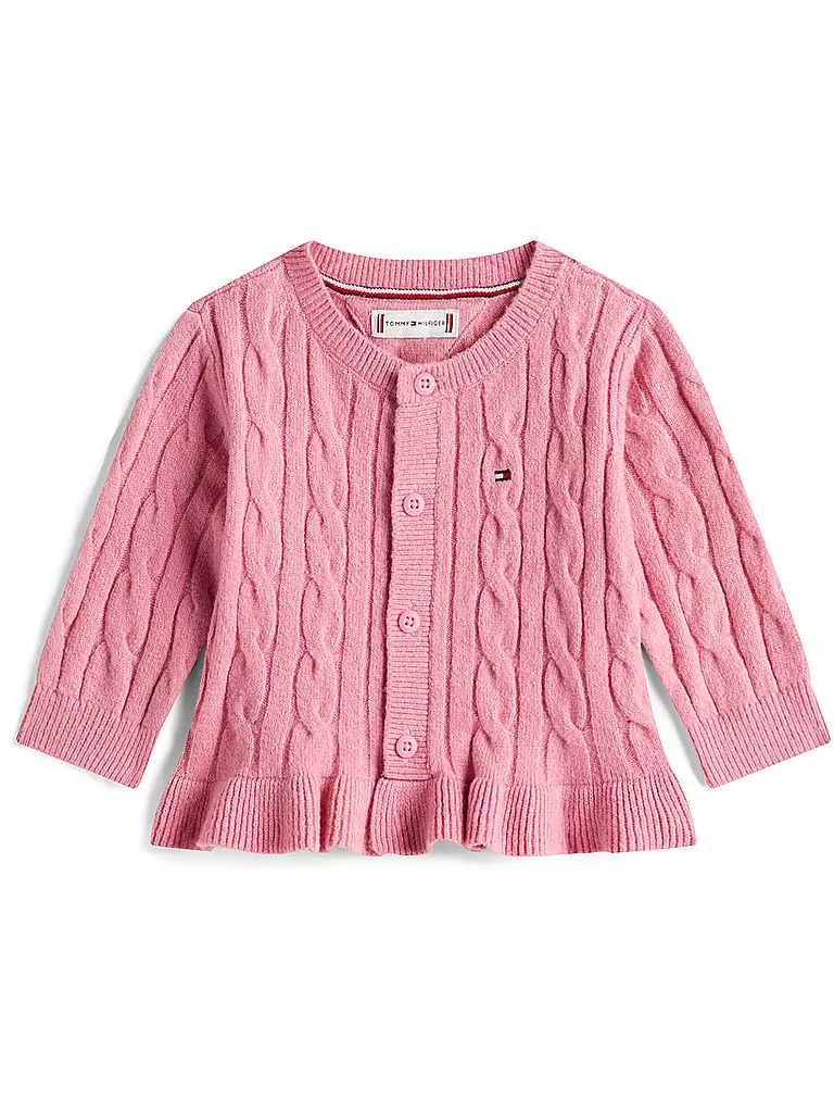 TOMMY HILFIGER | Gilet en tricot pour bébé | pink