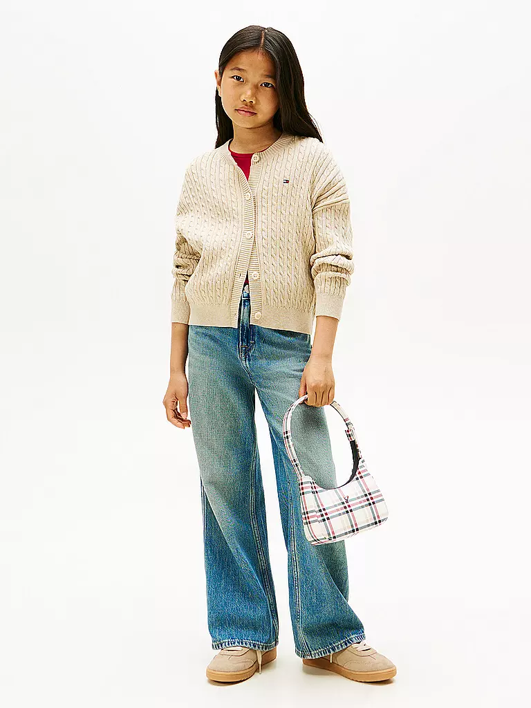 TOMMY HILFIGER | Gilet en tricot pour fille | beige