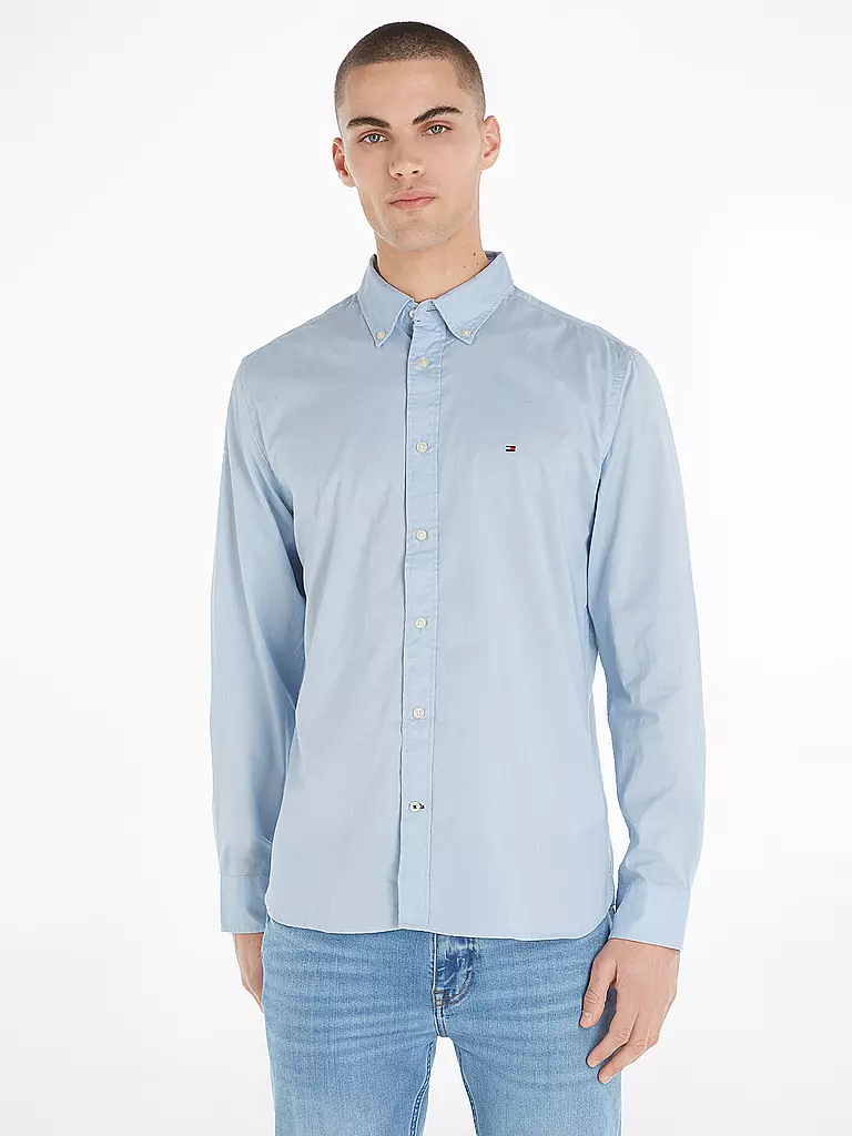 TOMMY HILFIGER | Hemd Regular Fit  | Bleu clair