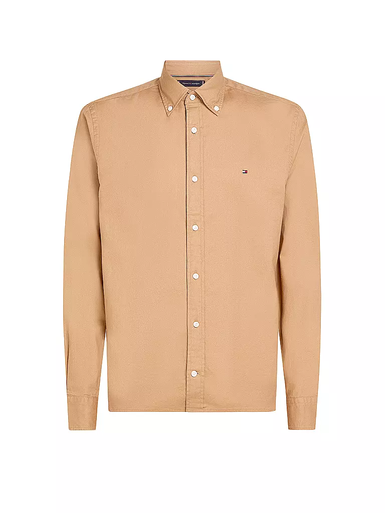TOMMY HILFIGER | Hemd Regular Fit | Camel