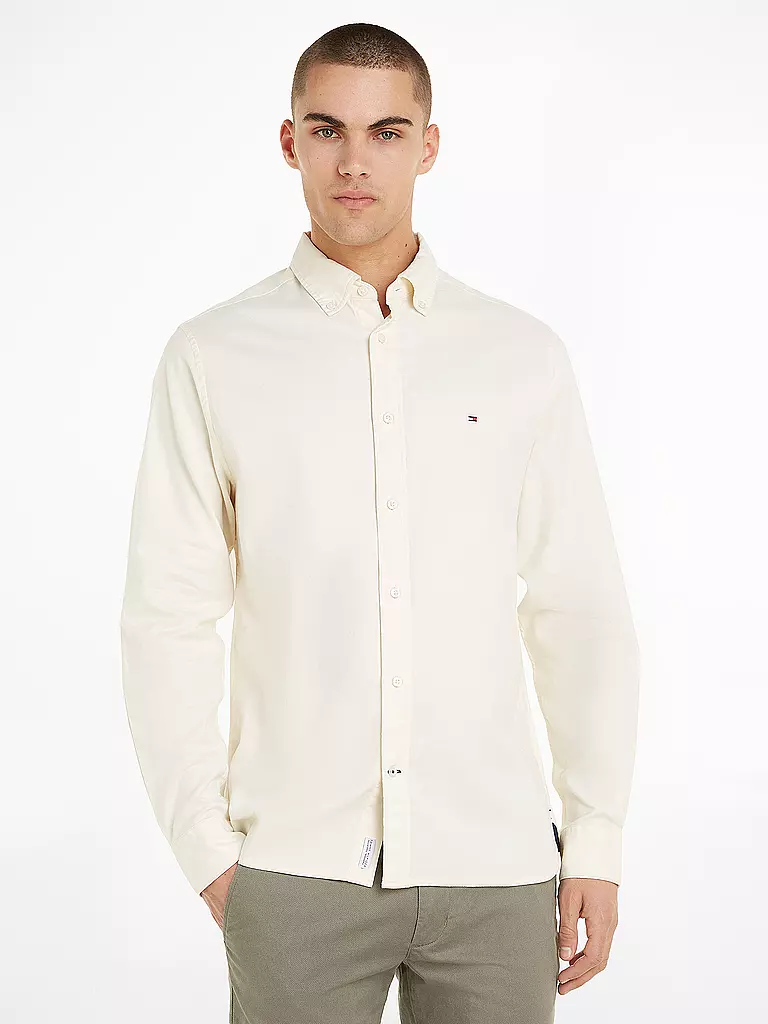 TOMMY HILFIGER | Hemd Regular Fit | Blanc