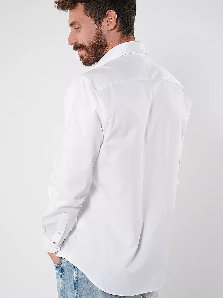 TOMMY HILFIGER | Hemd Slim Fit  | Blanc