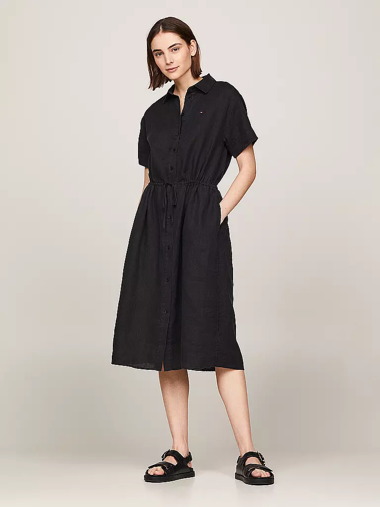 TOMMY HILFIGER | Hemdblusenkleid | Noir