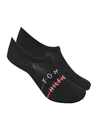 TOMMY HILFIGER | Herren Füsslinge 2er Pkg white  | Noir