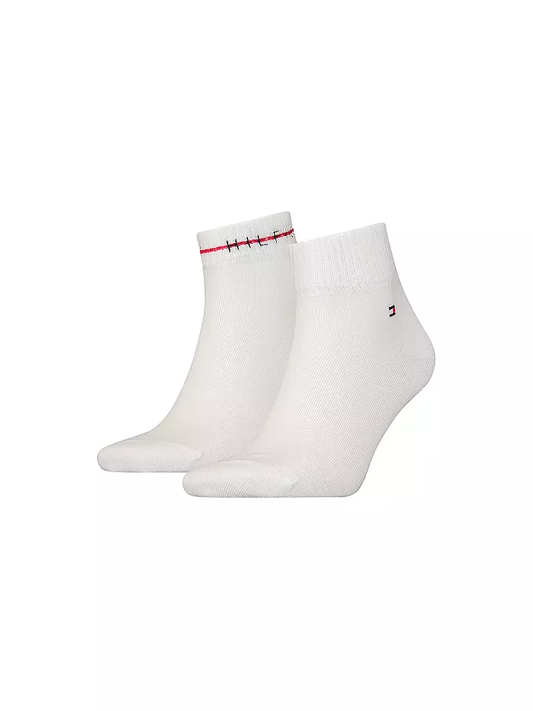 TOMMY HILFIGER | Herren Socken 2er Pkg white  | Blanc