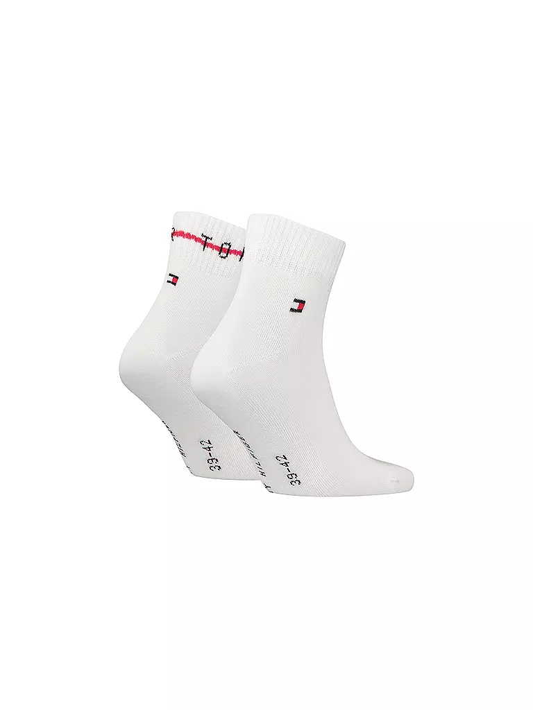 TOMMY HILFIGER | Herren Socken 2er Pkg white  | Blanc