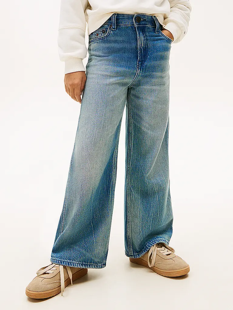 TOMMY HILFIGER | Jean Wide Fit Fille | 