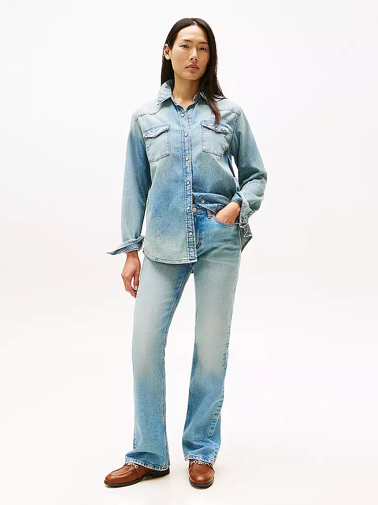 TOMMY HILFIGER | Jeans Évasé/Bootcut DNM LEX | hellblau