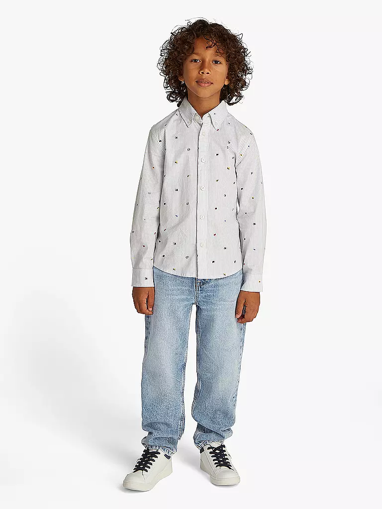 TOMMY HILFIGER | Jeans Barrel Fit garçon | Bleu clair