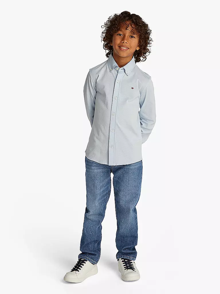 TOMMY HILFIGER | Jeans garçon coupe droite | blau