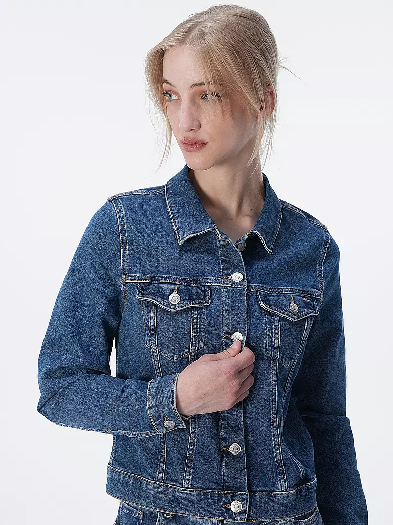 TOMMY HILFIGER | Jeansjacke  | Bleu foncé