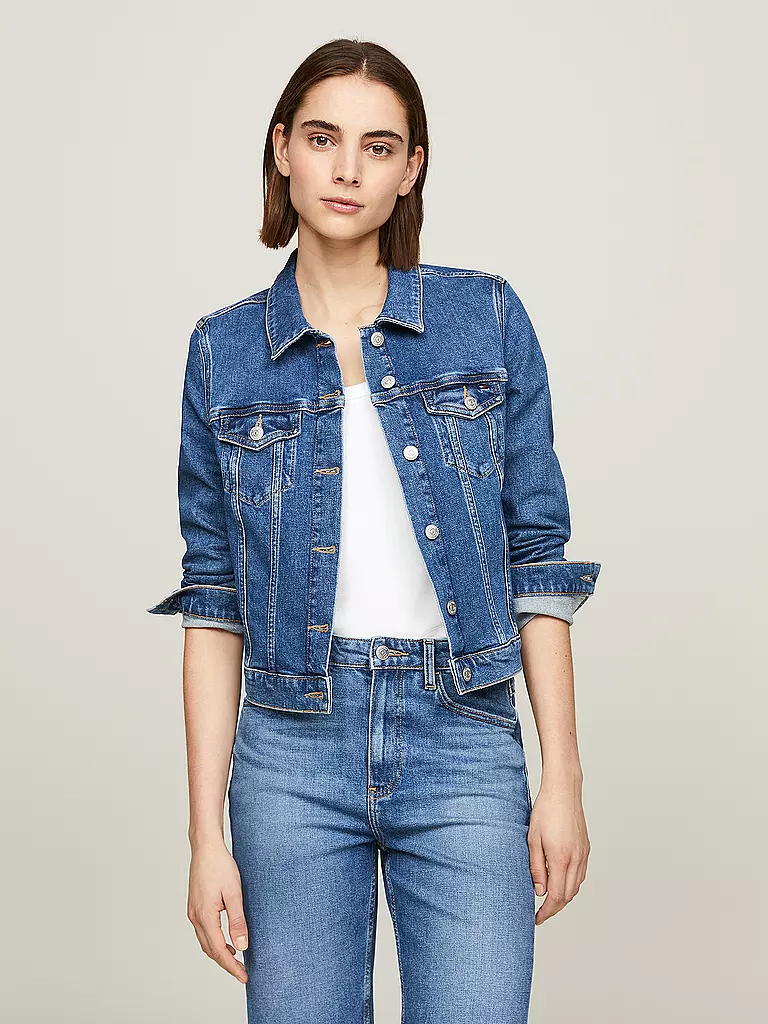 TOMMY HILFIGER | Jeansjacke  | Bleu foncé