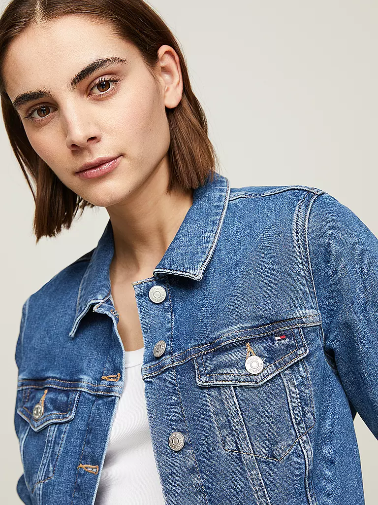 TOMMY HILFIGER | Jeansjacke  | Bleu foncé