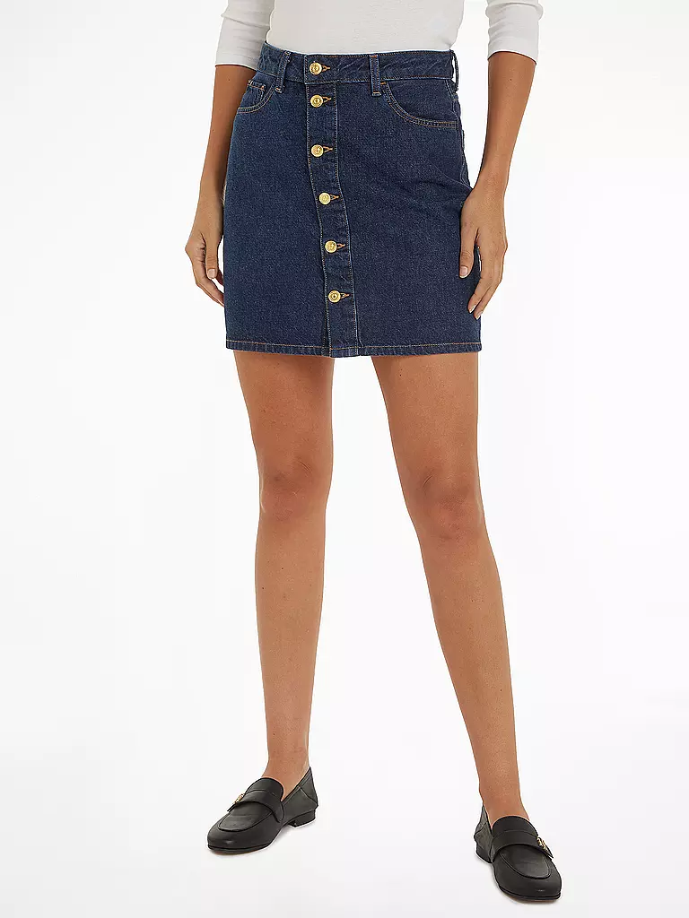 TOMMY HILFIGER | Jeansrock  | Bleu foncé