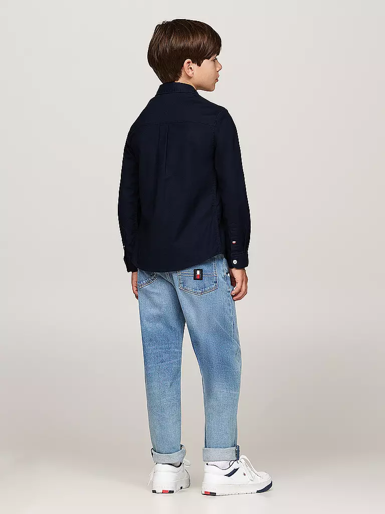 TOMMY HILFIGER | Jungen Hemd  | Bleu foncé