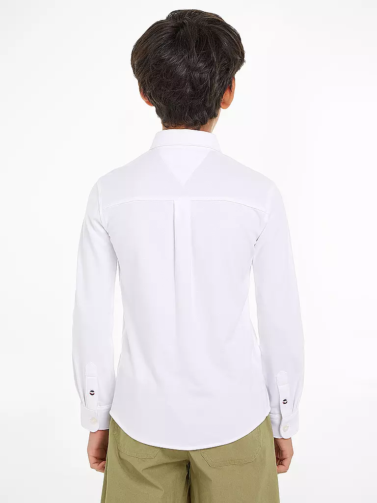 TOMMY HILFIGER | Jungen Hemd | Blanc