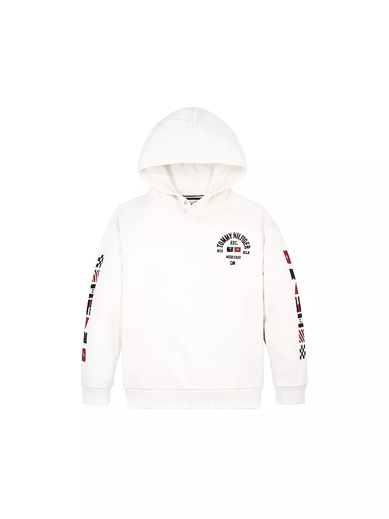 TOMMY HILFIGER | Jungen Hoodie | Blanc