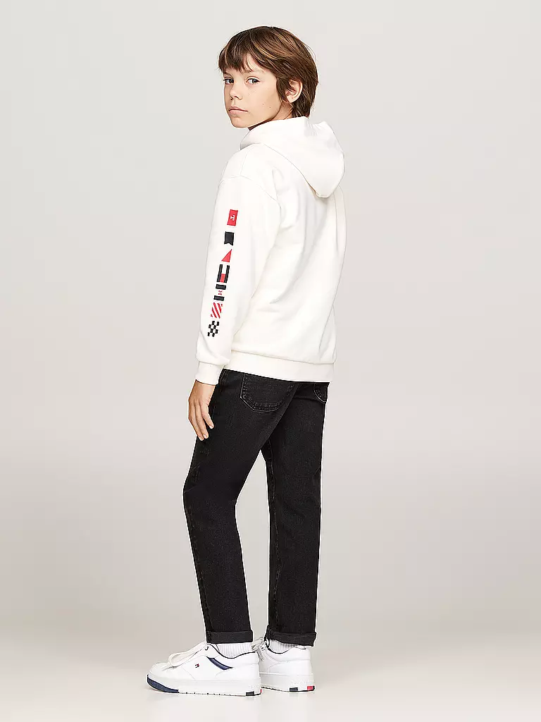 TOMMY HILFIGER | Jungen Hoodie | Blanc