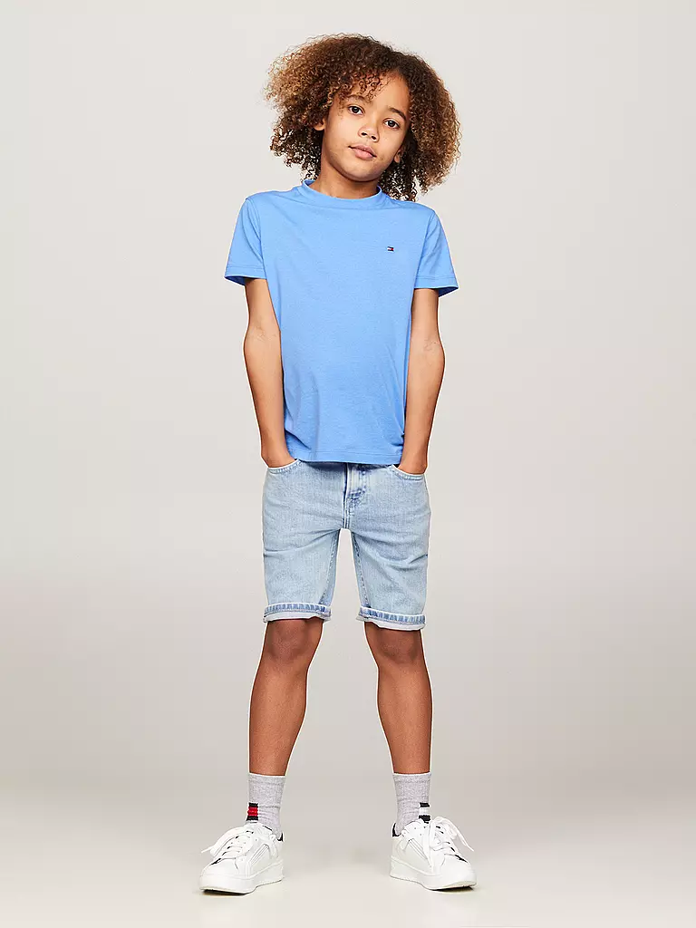 TOMMY HILFIGER | Jungen Jeansshorts  | Bleu clair