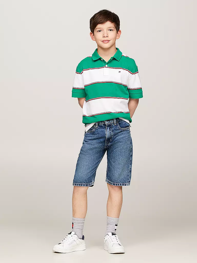 TOMMY HILFIGER | Jungen Jeansshorts Straight Fit | Bleu