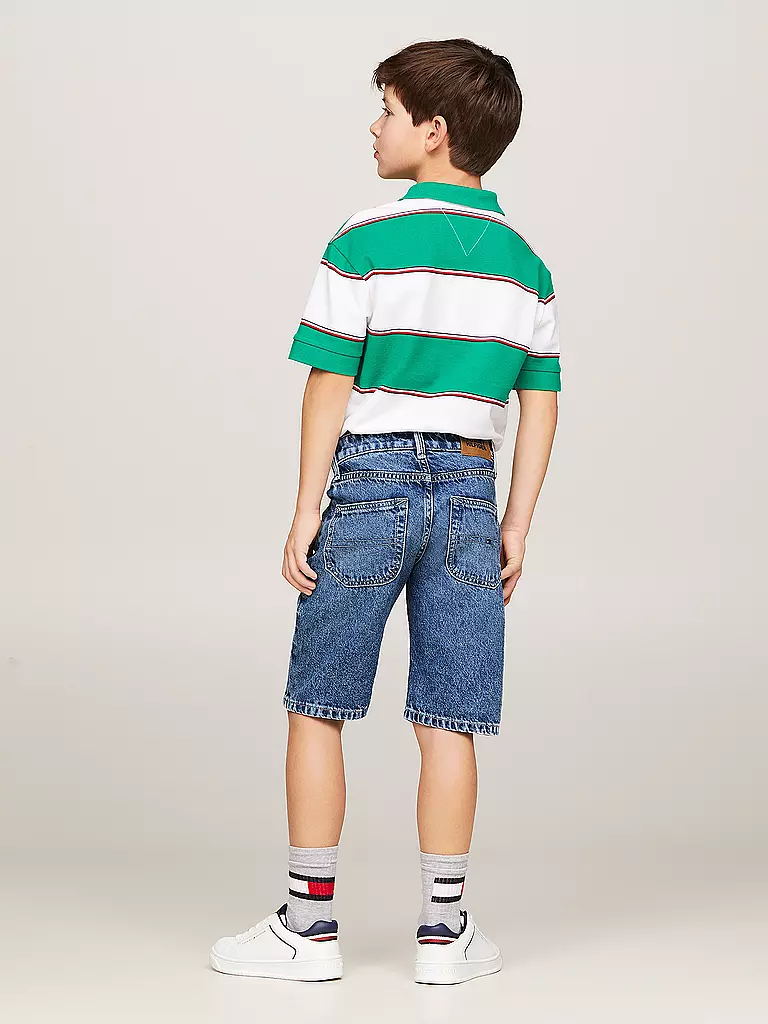 TOMMY HILFIGER | Jungen Jeansshorts Straight Fit | Bleu