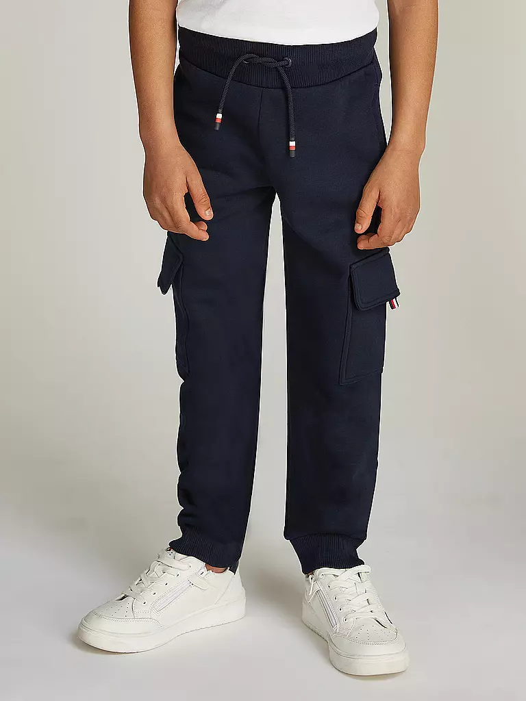 TOMMY HILFIGER | Jungen Jogginghose | Bleu foncé
