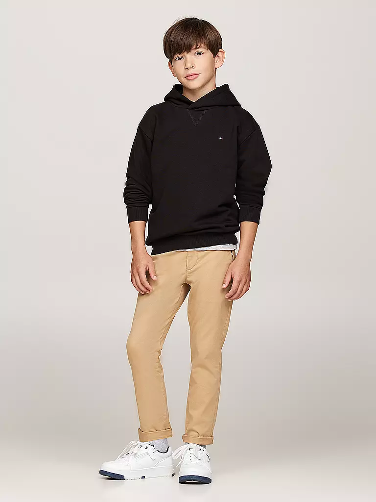 TOMMY HILFIGER | Jungen Kapuzensweater - Hoodie  | Noir