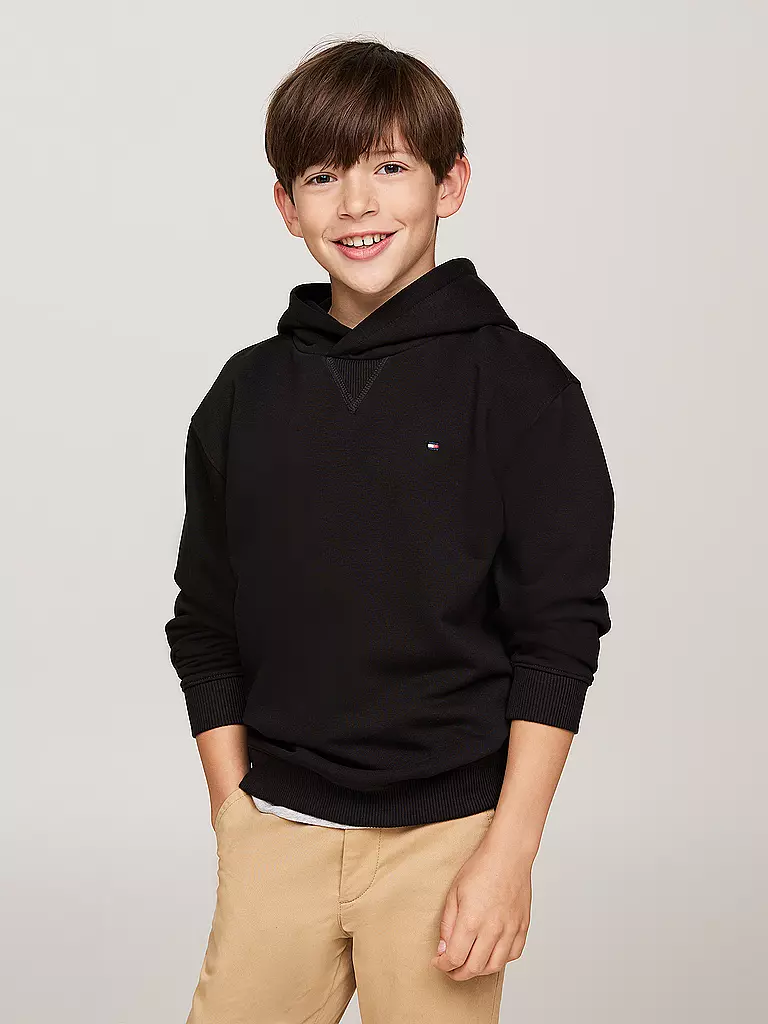 TOMMY HILFIGER | Jungen Kapuzensweater - Hoodie  | Noir