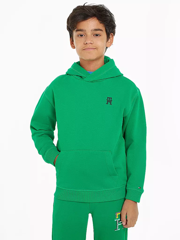 TOMMY HILFIGER | Jungen Kapuzensweater - Hoodie | Vert