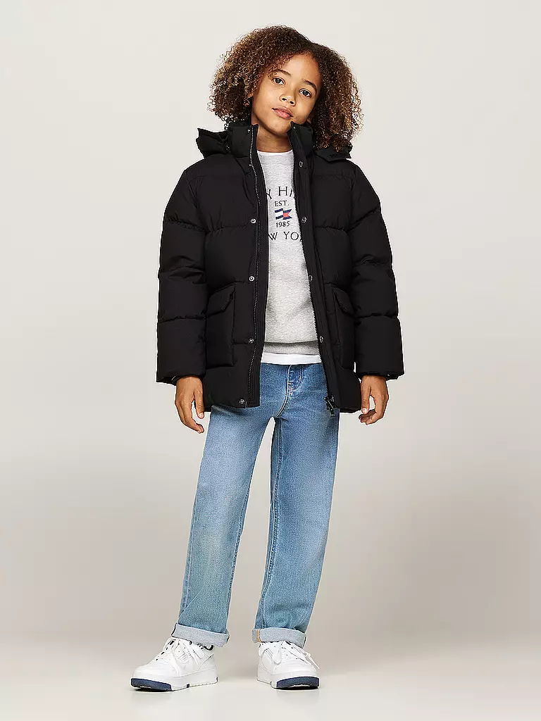 TOMMY HILFIGER | Jungen Parka | Noir