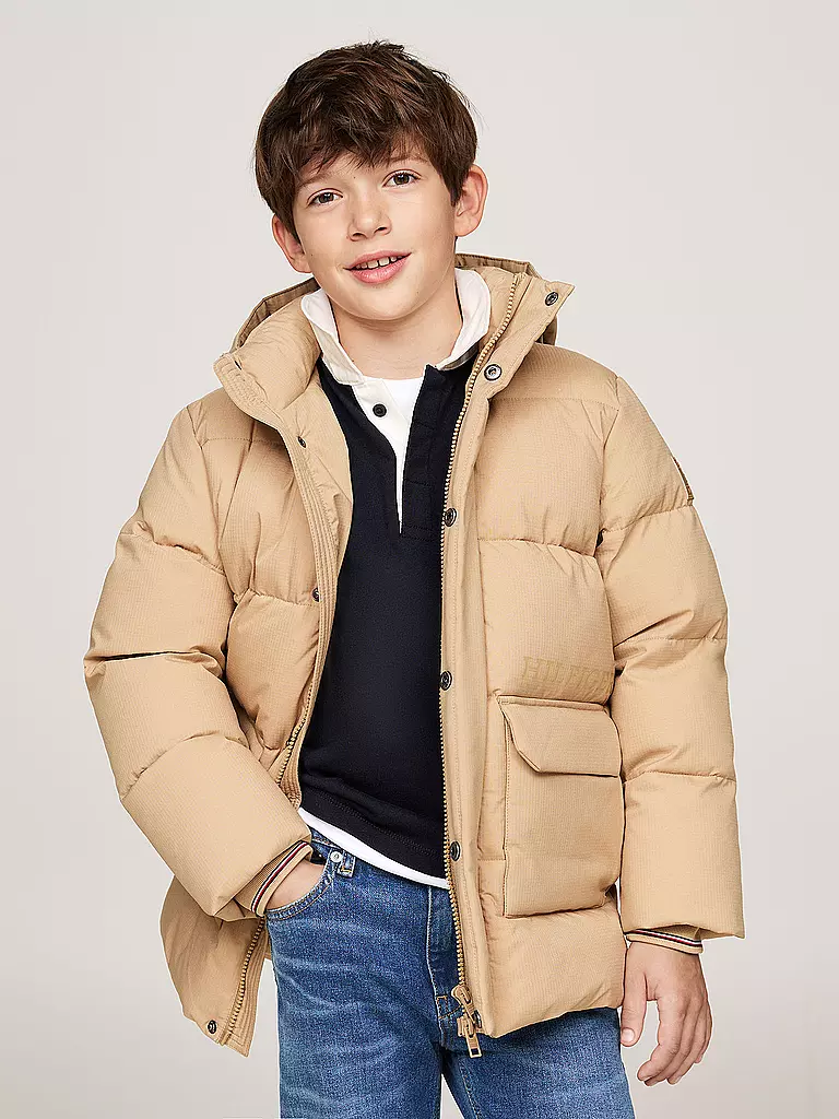 TOMMY HILFIGER | Jungen Parka | Beige